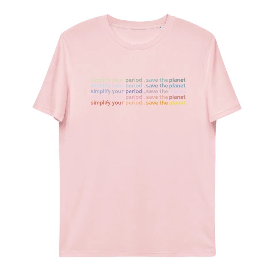 sunny simple pink tshirt front