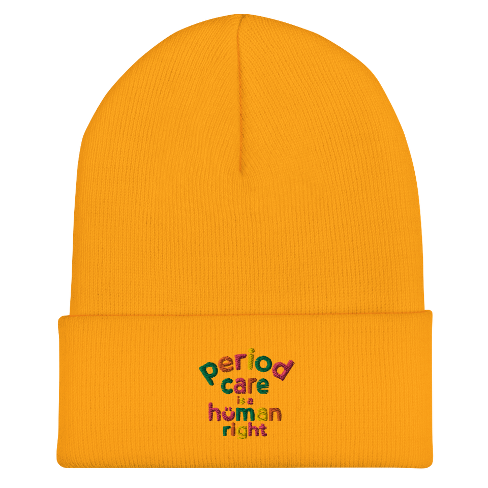 Period Care is a Human Right Beanie